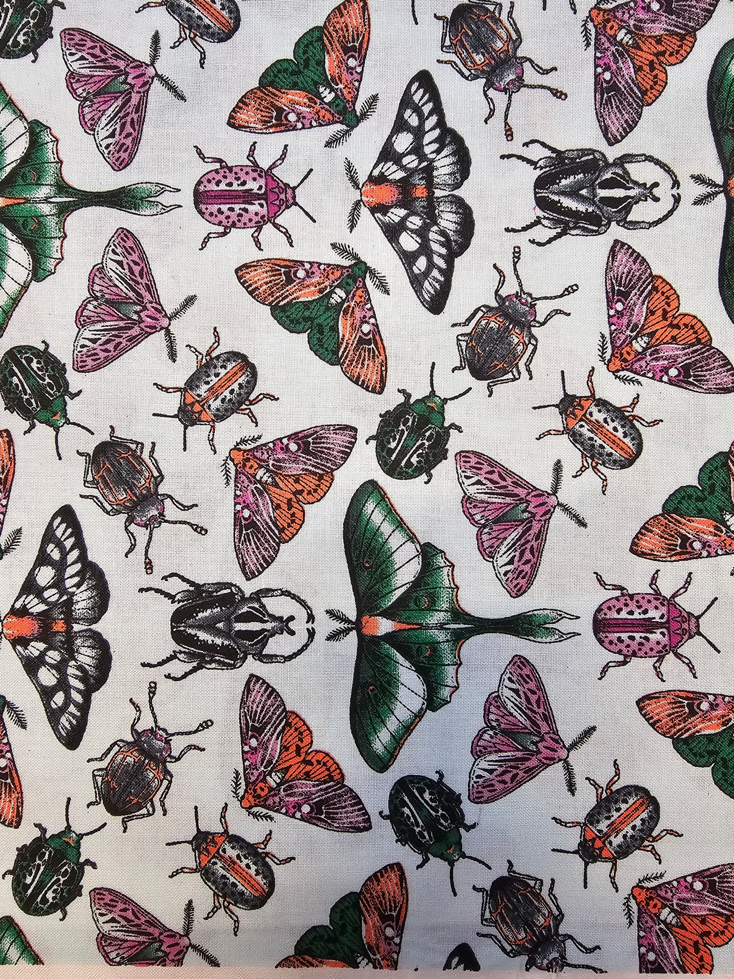 Wristlet keychains "Beatles and Moths"