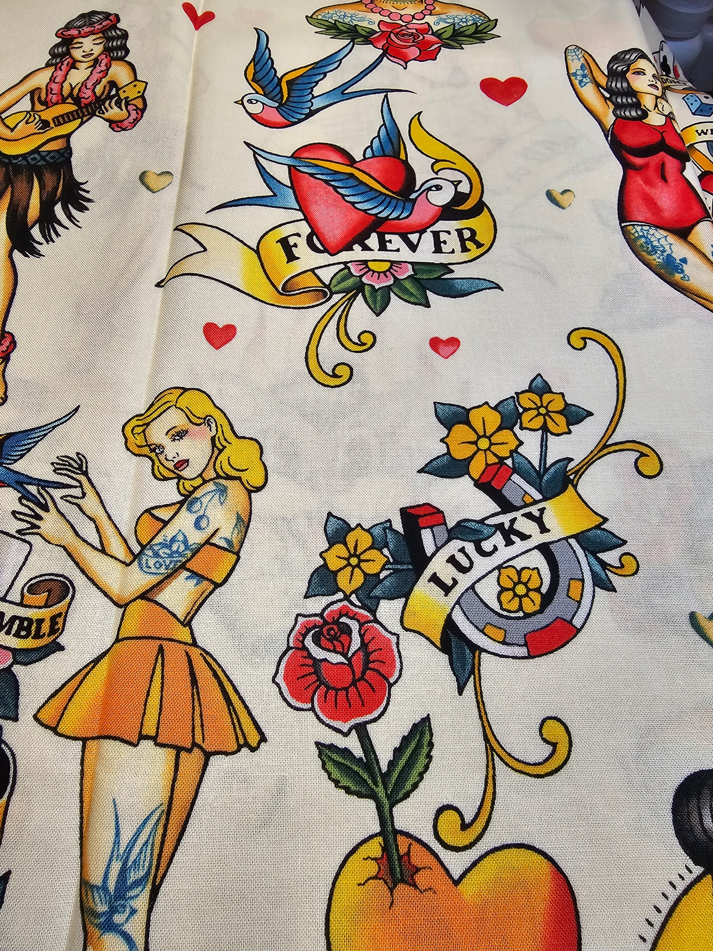 flat keychain wallet "Don't gamble with love"