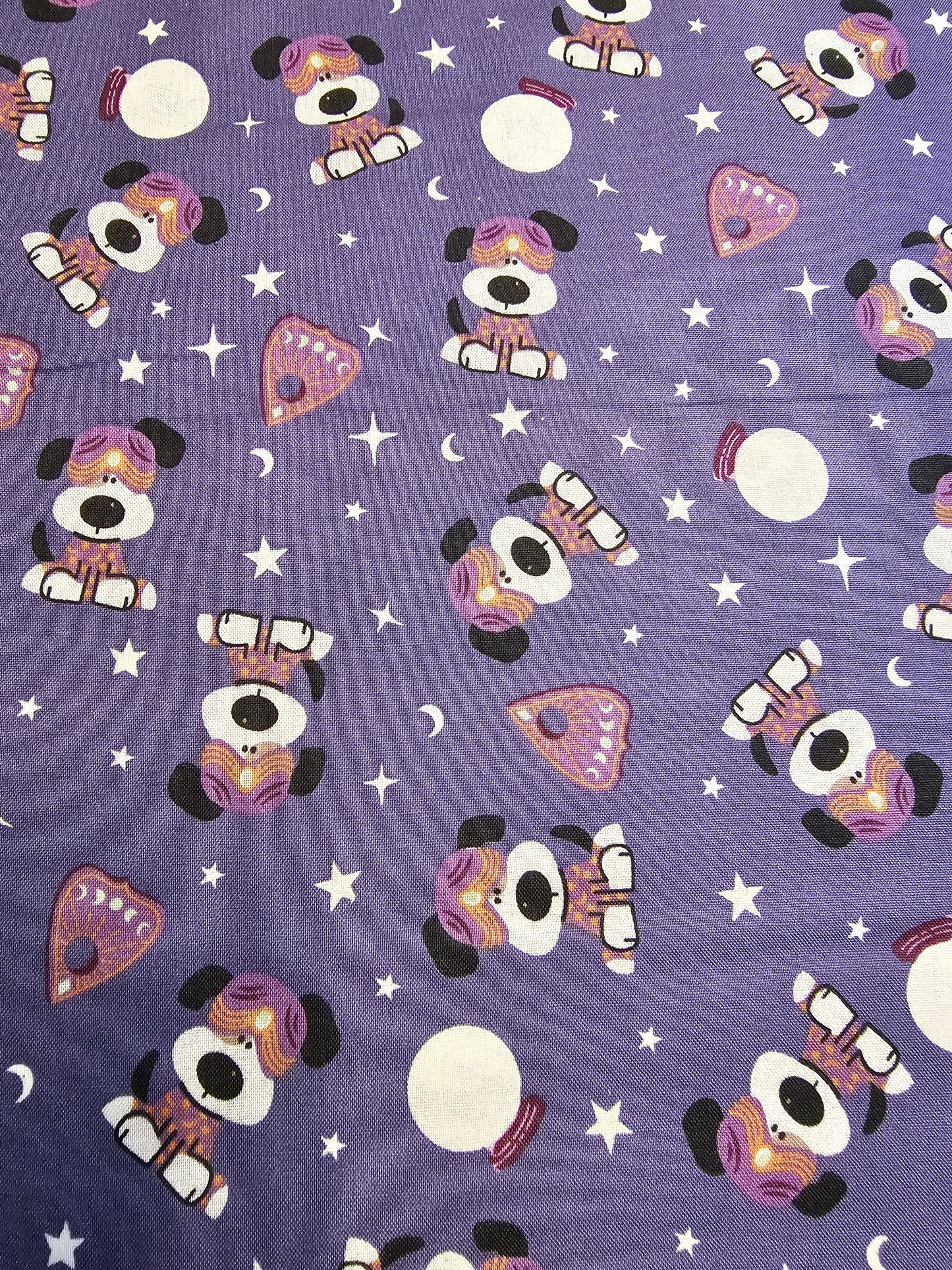 flat keychain wallet "fortune teller puppy"