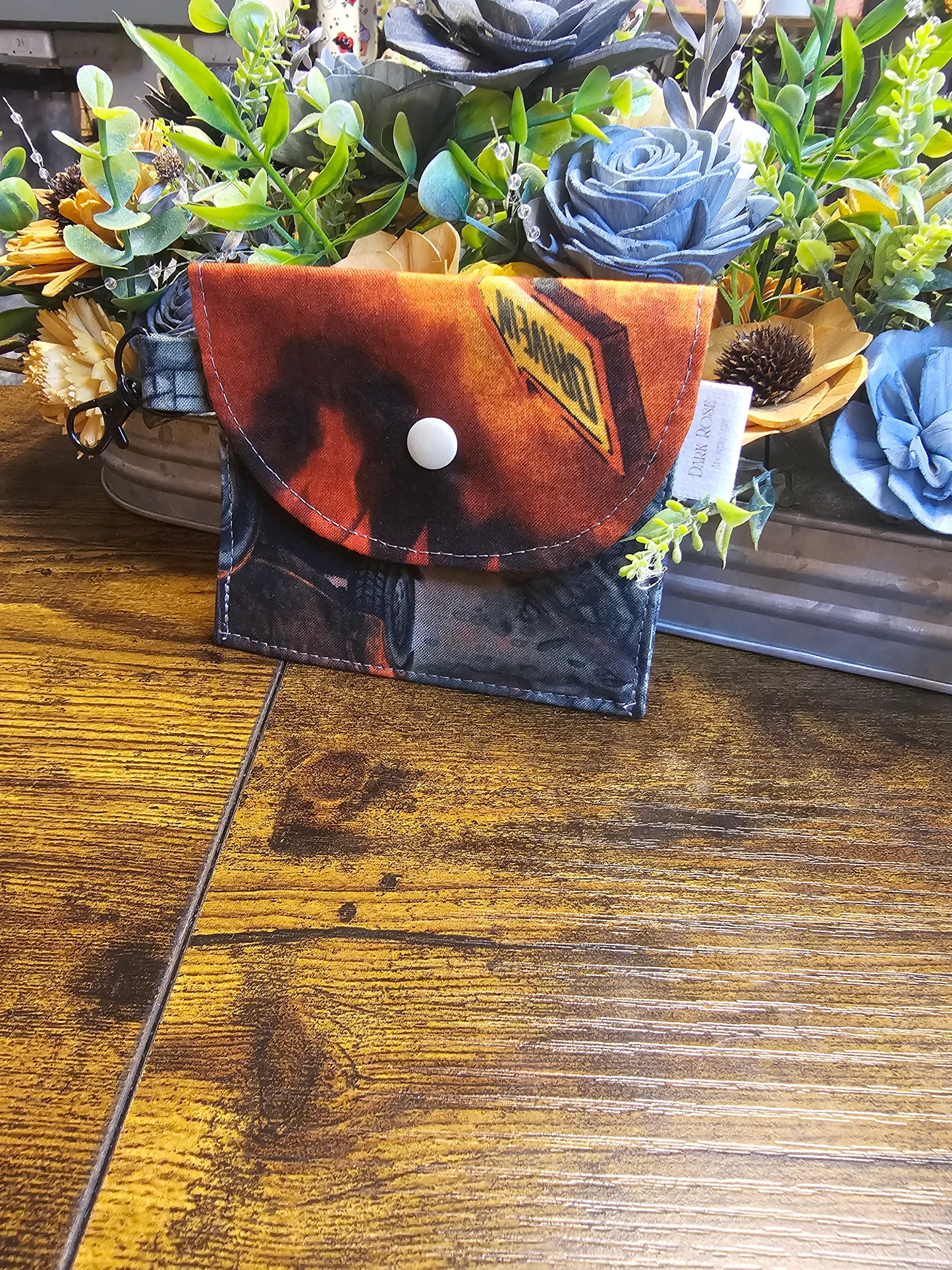 flat keychain wallet "Zombie carhop"