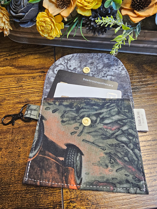 flat keychain wallet "Zombie carhop"