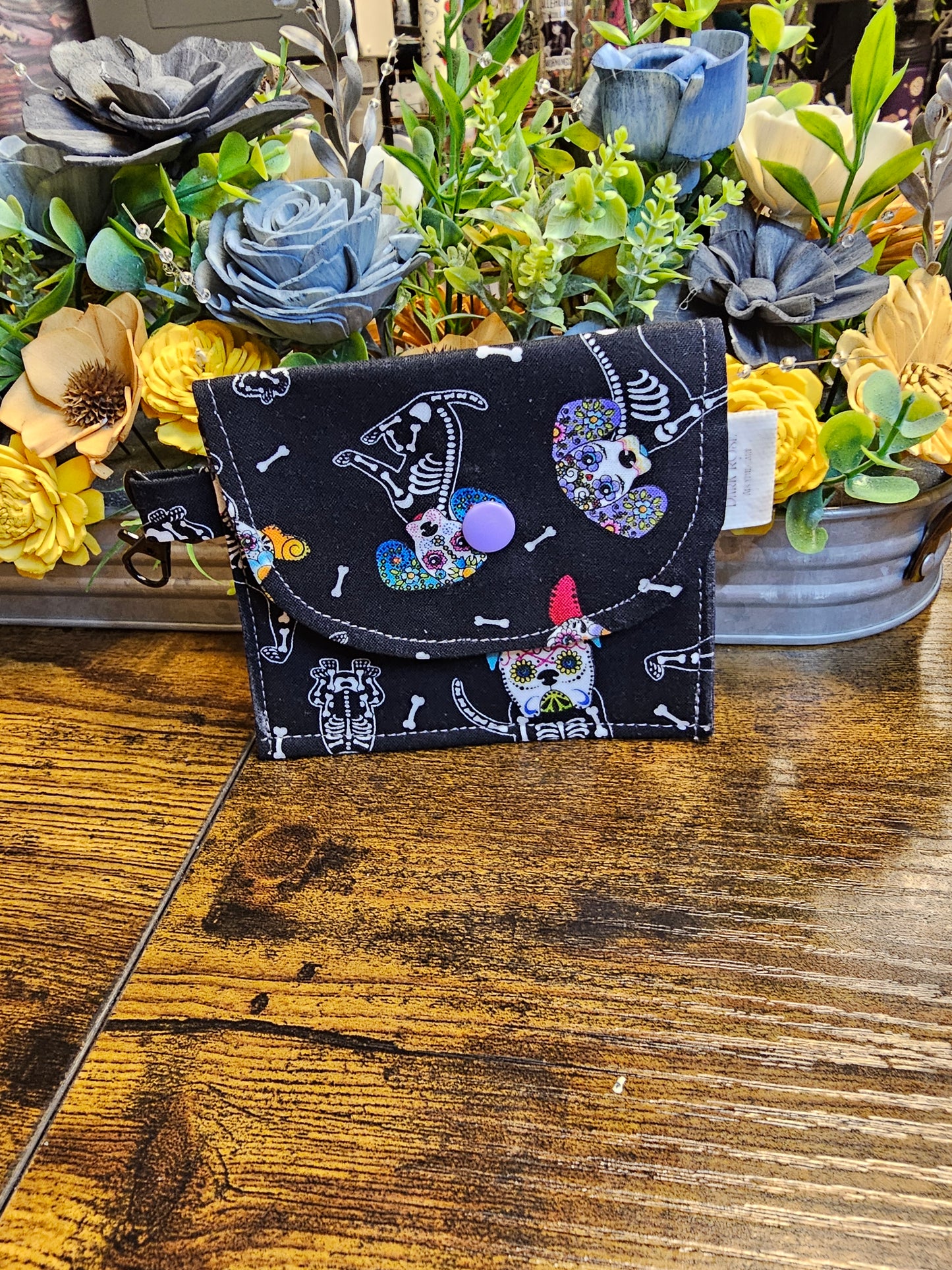 flat keychain wallet "