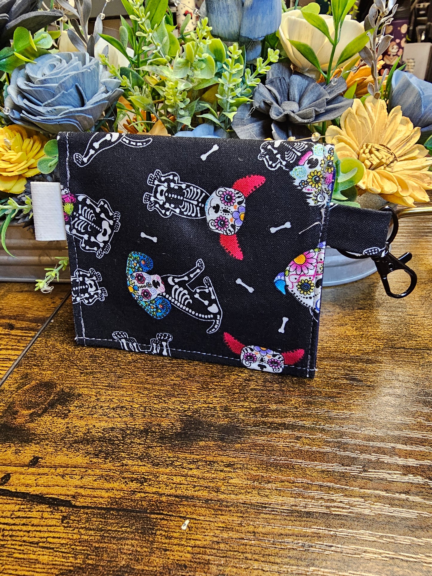 flat keychain wallet "