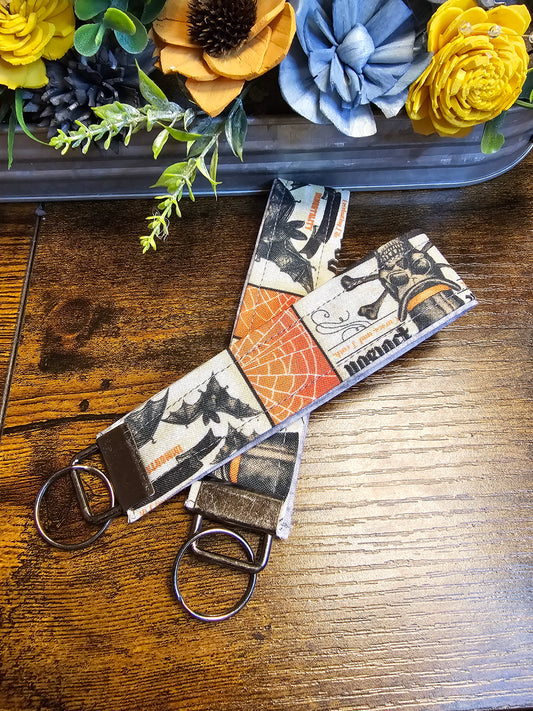 Wristlet keychain "Orange Apothecary"