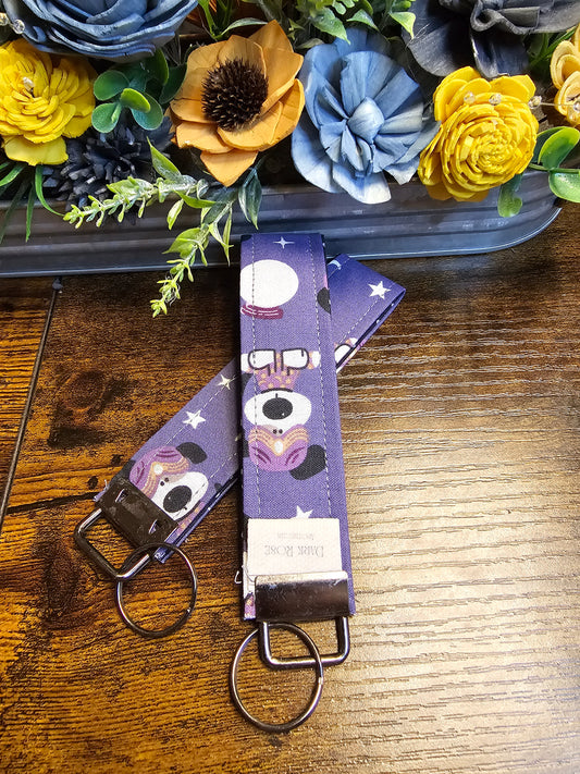Wristlet keychain "fortune teller puppy"