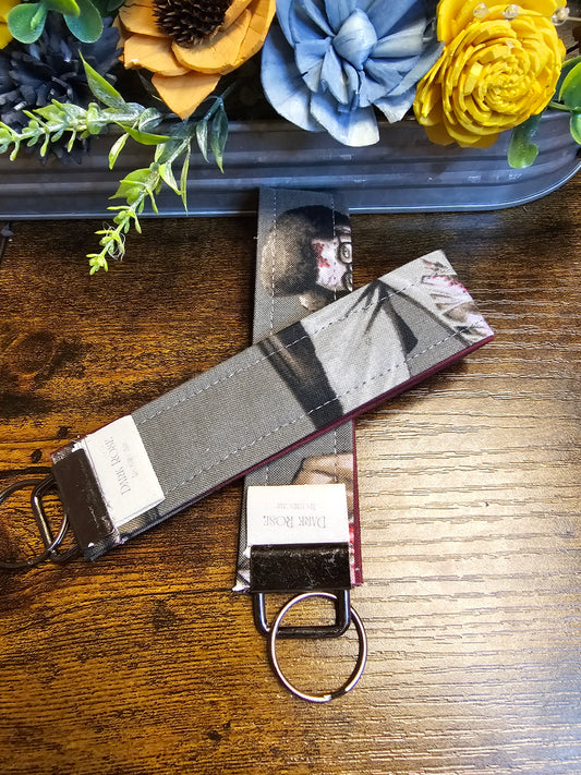 Wristlet keychain "MY Zombie boyfriend"