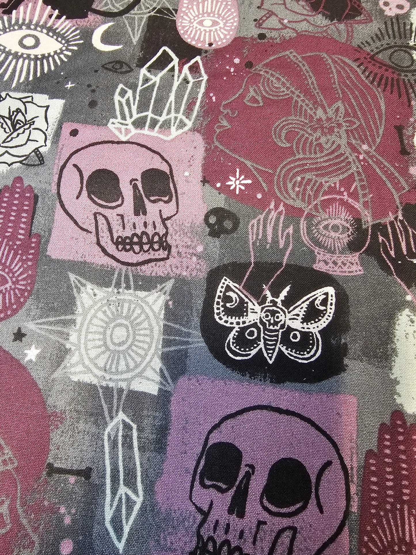 Flat keychain wallet "purple something"