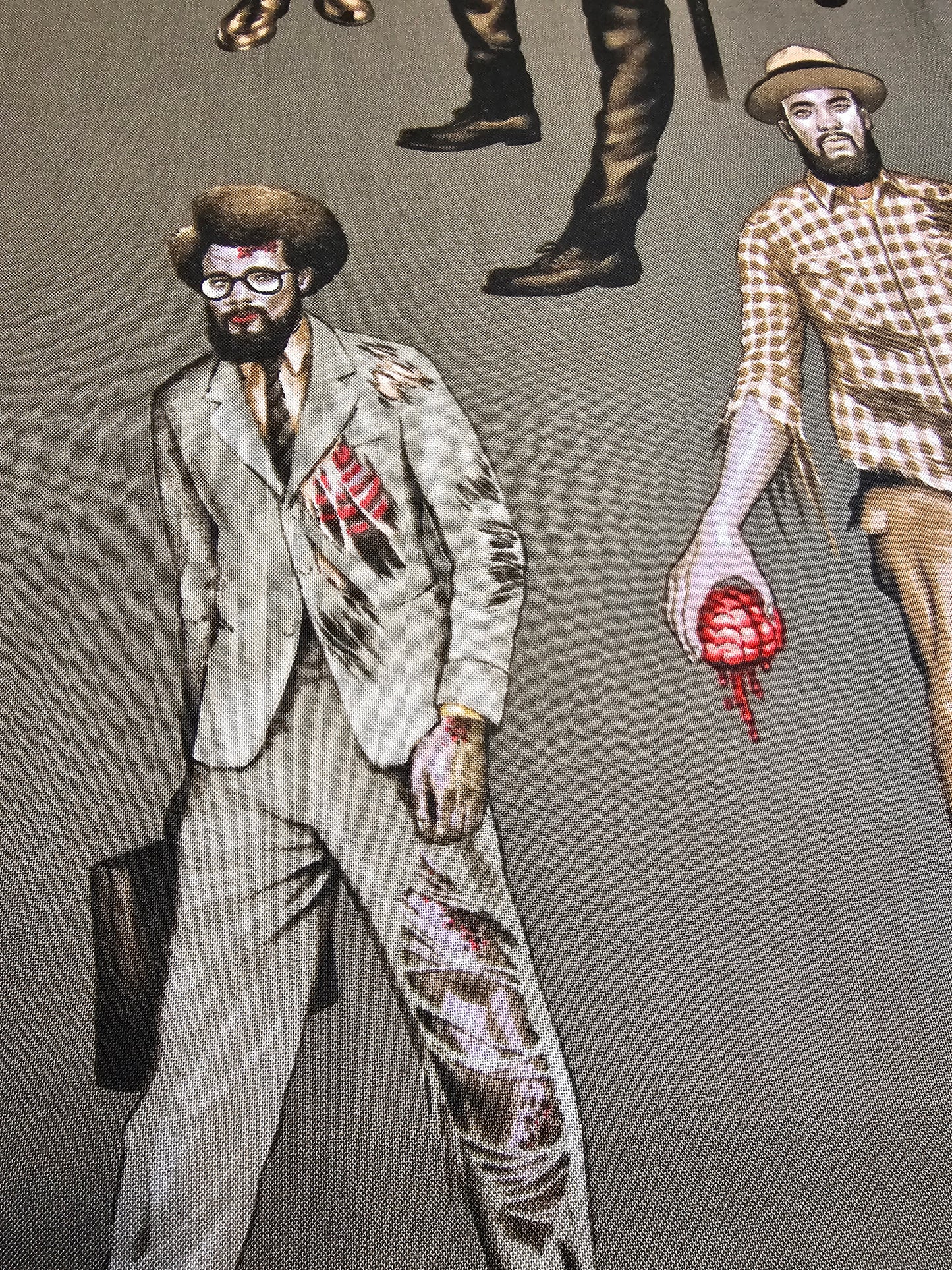 flat keychain wallet "My zombie boyfriends"